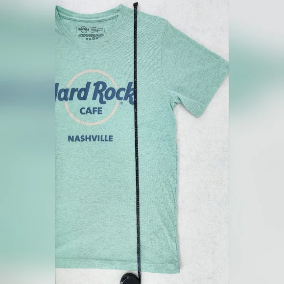 Hard Rock Cafe Nashville Tennessee Green T-Shirt Women's Size Medium - Picture 5 of 6
